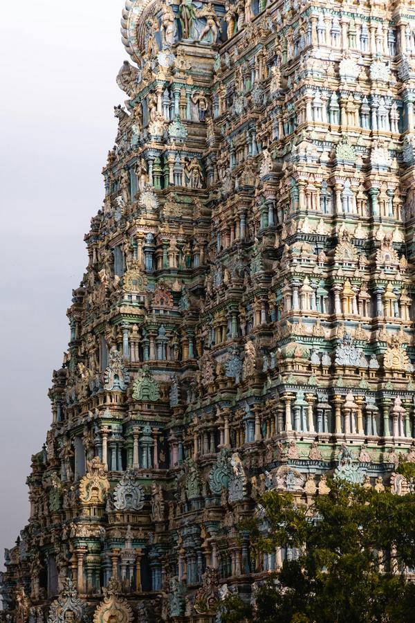 Meenakshi Tempel Meenakshi-Tempel-Maduari-Spirituelle-Reise-Südindien<br />