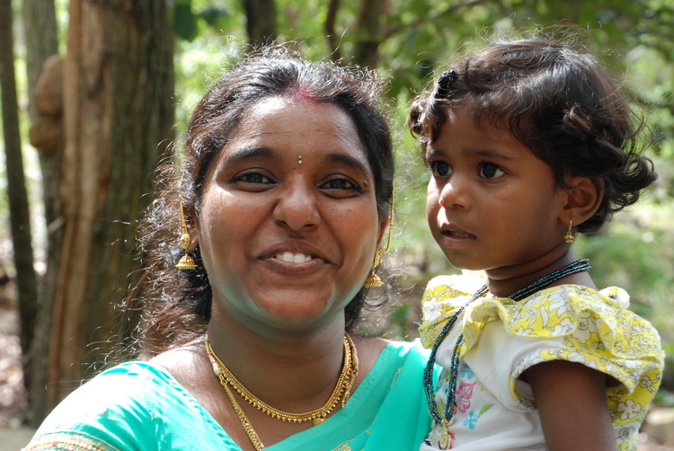 Mutter und Kind Muuter-und-Kind-Indien-spirituelle-Reise